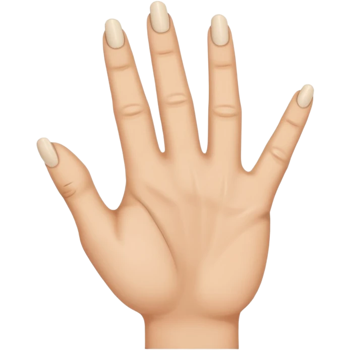 hand with rock symbol with the middle and index finger crossing over, middle behind index emoji