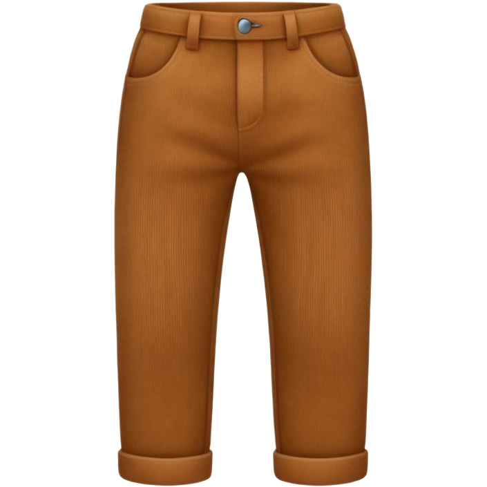 Corduroy texture ridged pants emoji