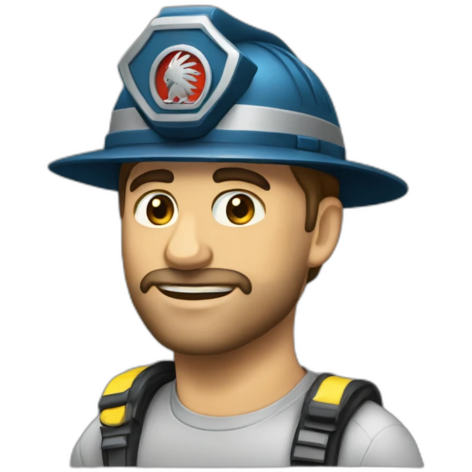 Feuerwehrauto mit blaulicht emoji