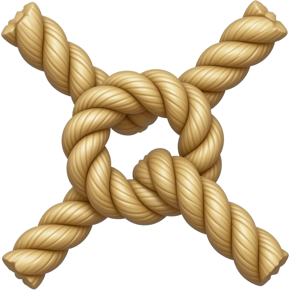 Rope with a knot in it emoji
