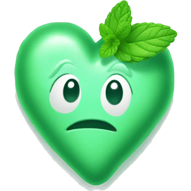 Mint Heart emoji