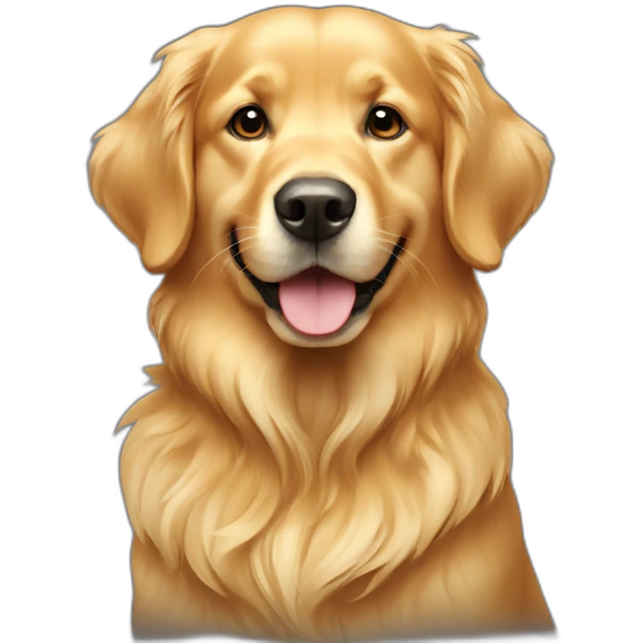 Golden retriever dame emoji