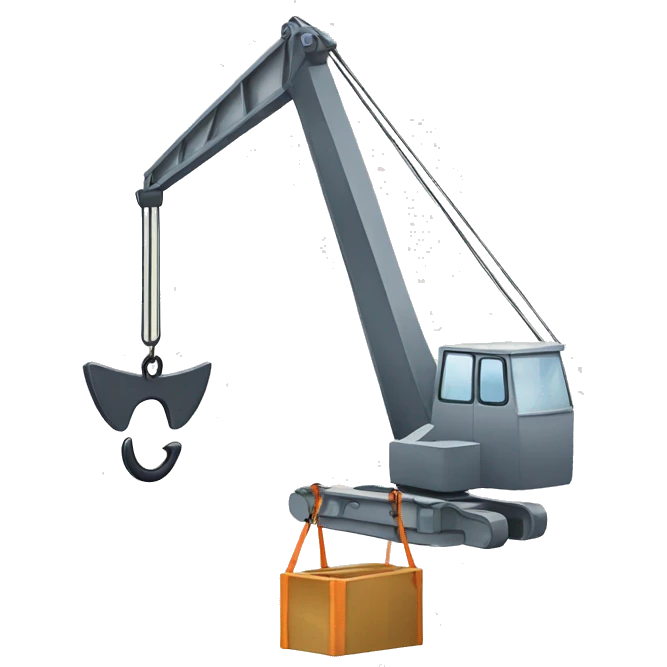 crane with hook emoji