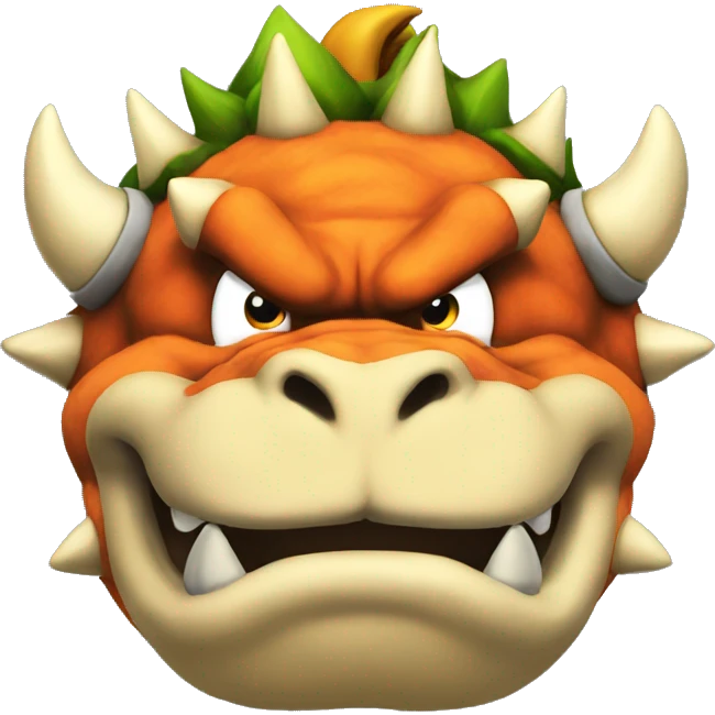 Bowser head  emoji