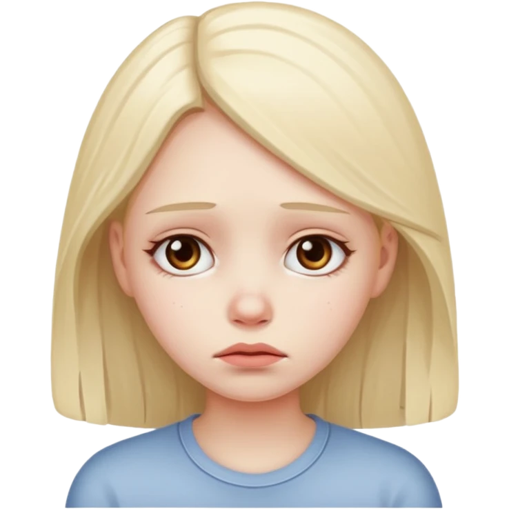 Fille qui boude  emoji