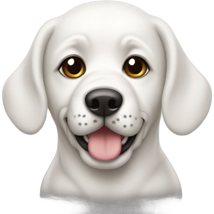 Perro blanco emoji