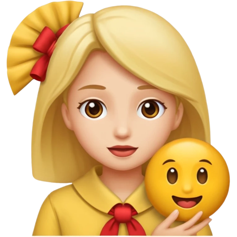 Девушка с большим животом emoji
