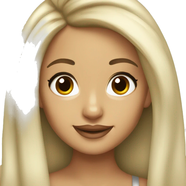 ariana grande with blonde hair emoji