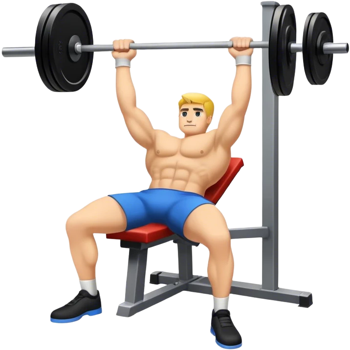close-grip flat-benchpress emoji