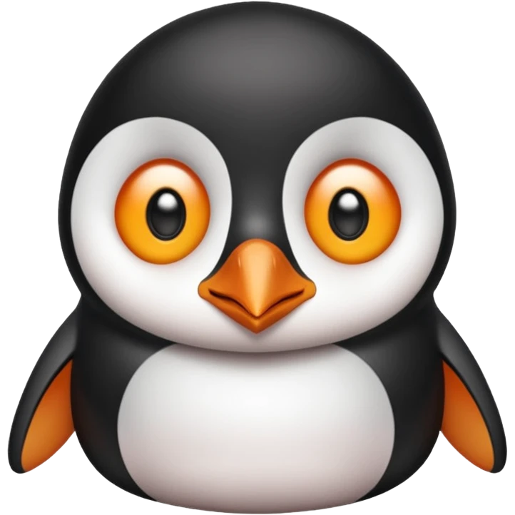 Sad emoji penguin begging giant lovely eyes cute emoji