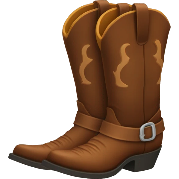 Cowboy boots emoji