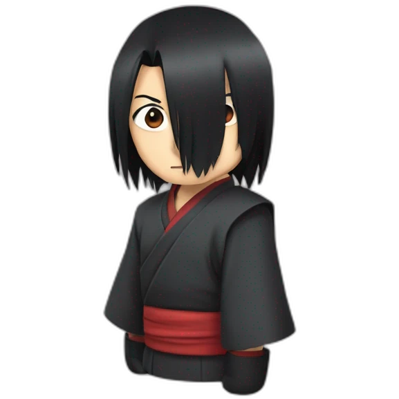 portait of itachi uchiha emoji