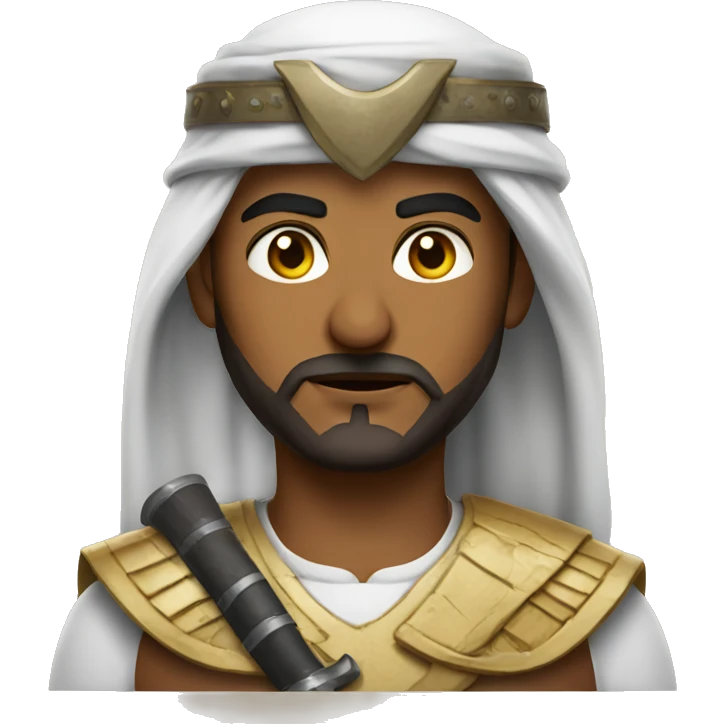 serious Arab warrior emoji
