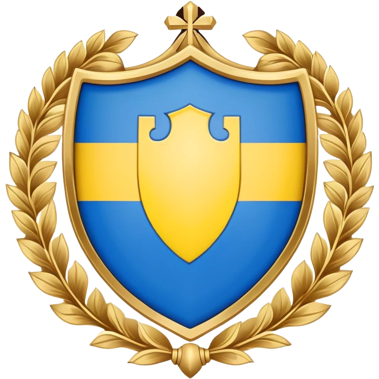 Ukrainian refugee protection symbol with German flag and shield emoji