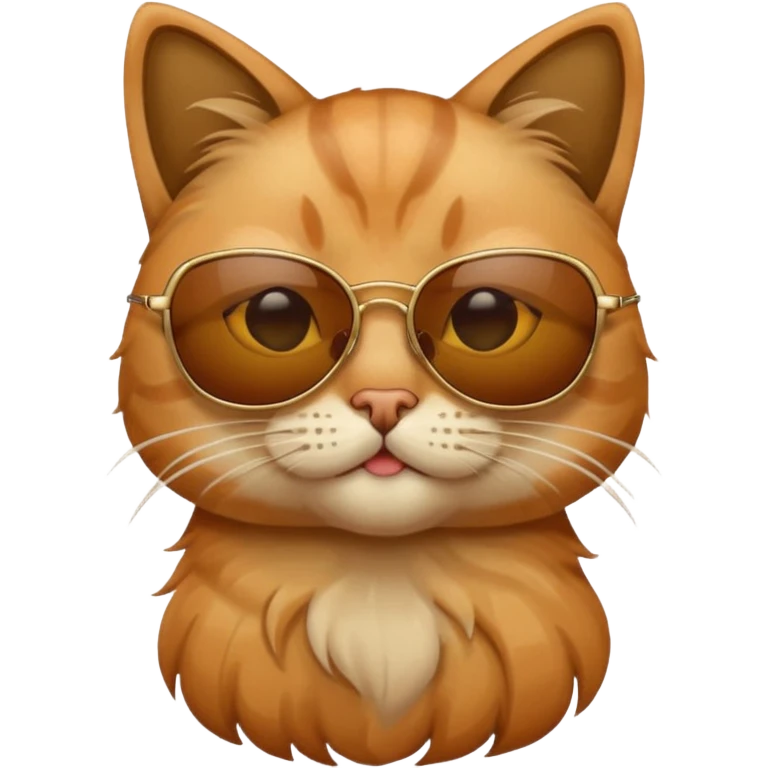 Cat wearing sunglasses emoji