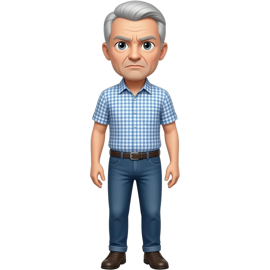 adulta mayor seria de cuerpo completo delgada emoji