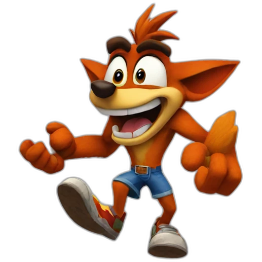 Crash Bandicoot emoji