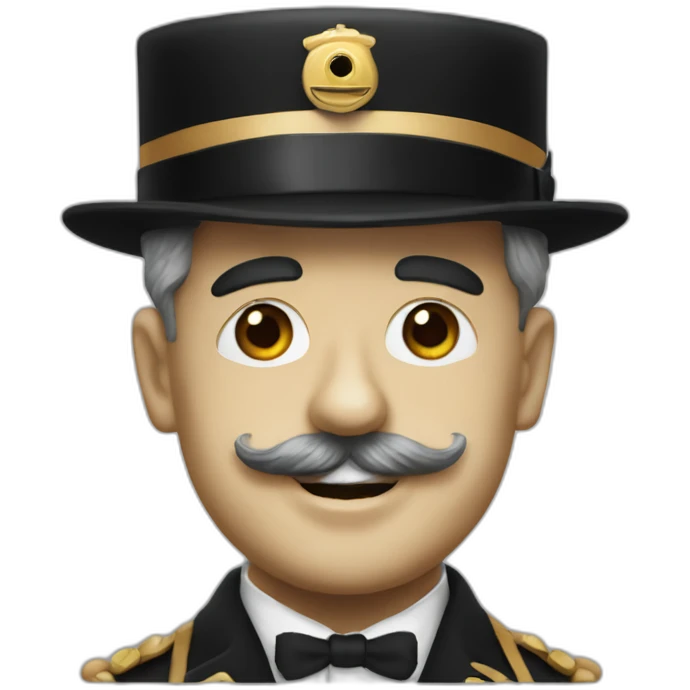 Charlie Chaplin dans dictator emoji