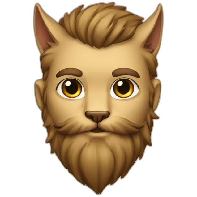 Beard catman with boots  emoji