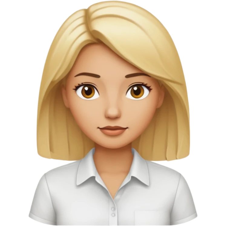 blonde horse with ssirt emoji