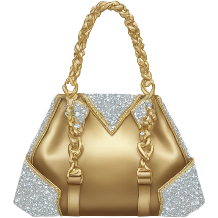 Luxurious diamond bag emoji
