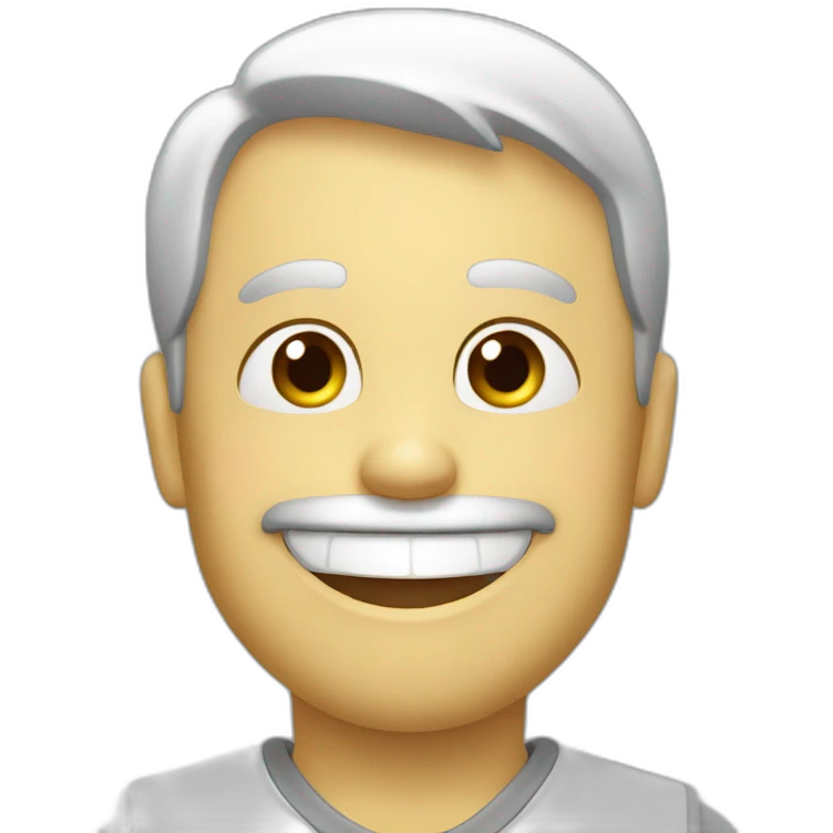 Smiley chercheur qui souri emoji