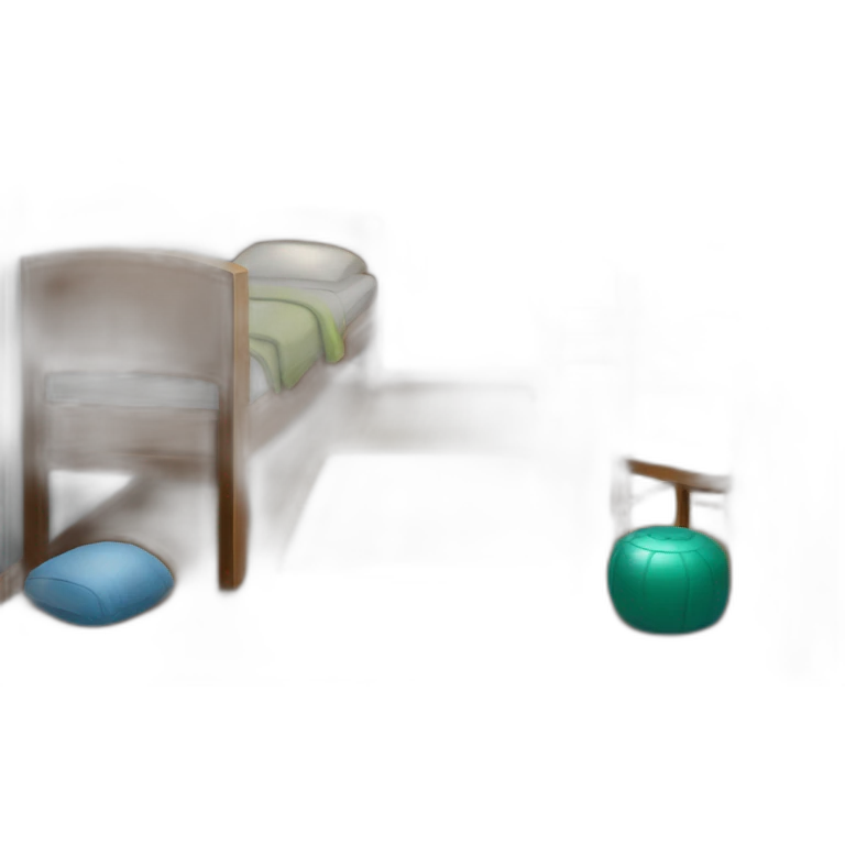 hostel dorm room emoji