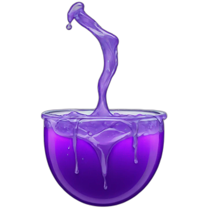 drippy lean purple drink emoji