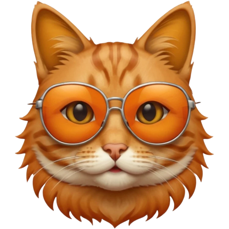 Cat wearing sunglasses emoji