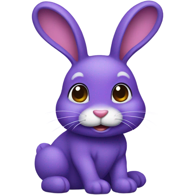 purple bunny emoji