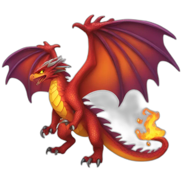 dragon-fire=eagle emoji