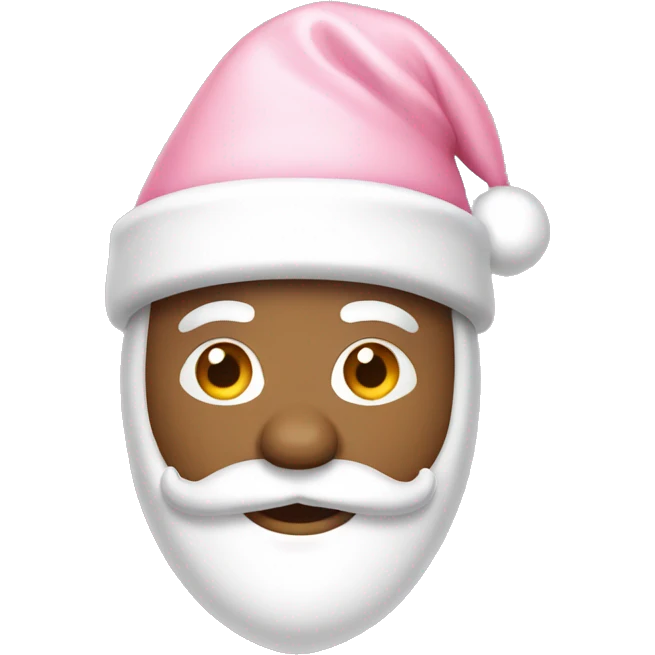 light pink santa hat emoji