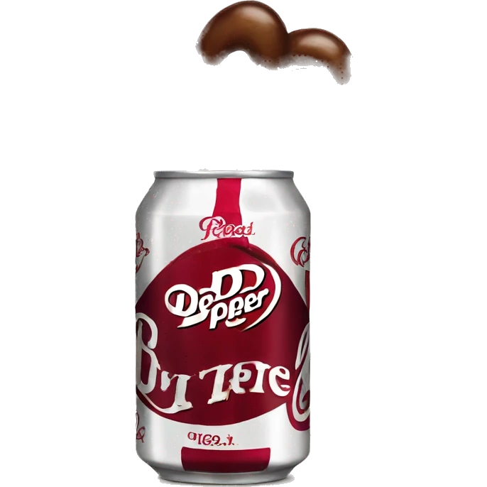 Dr Pepper with bow emoji