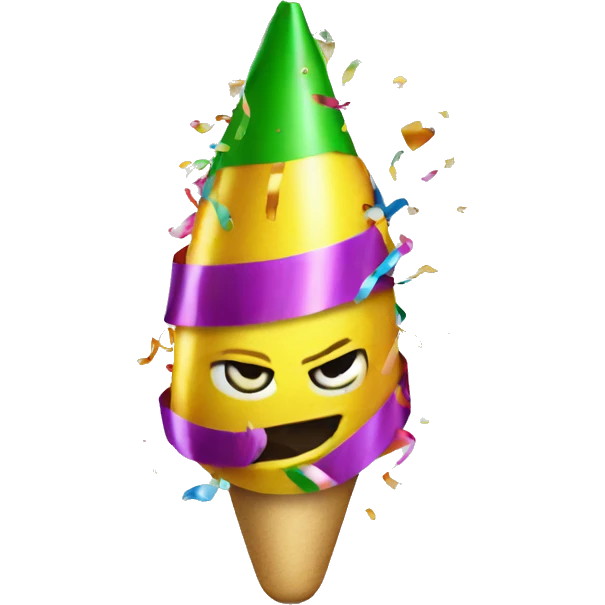 party popper emoji