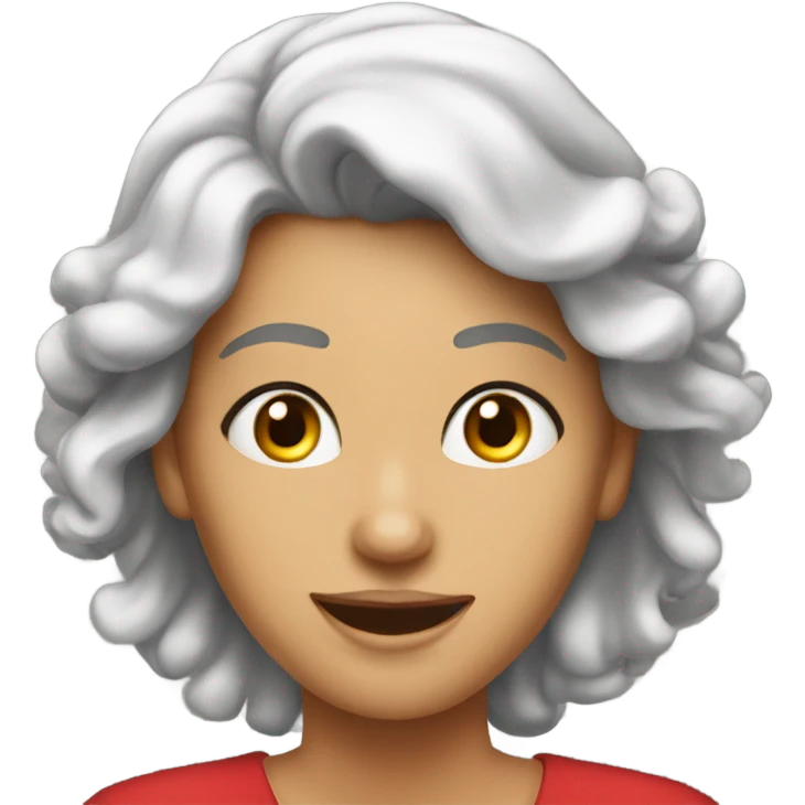 Merry Christmas Eve female funny emoji