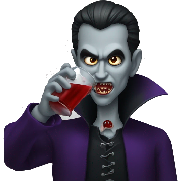 vampire drinking emoji