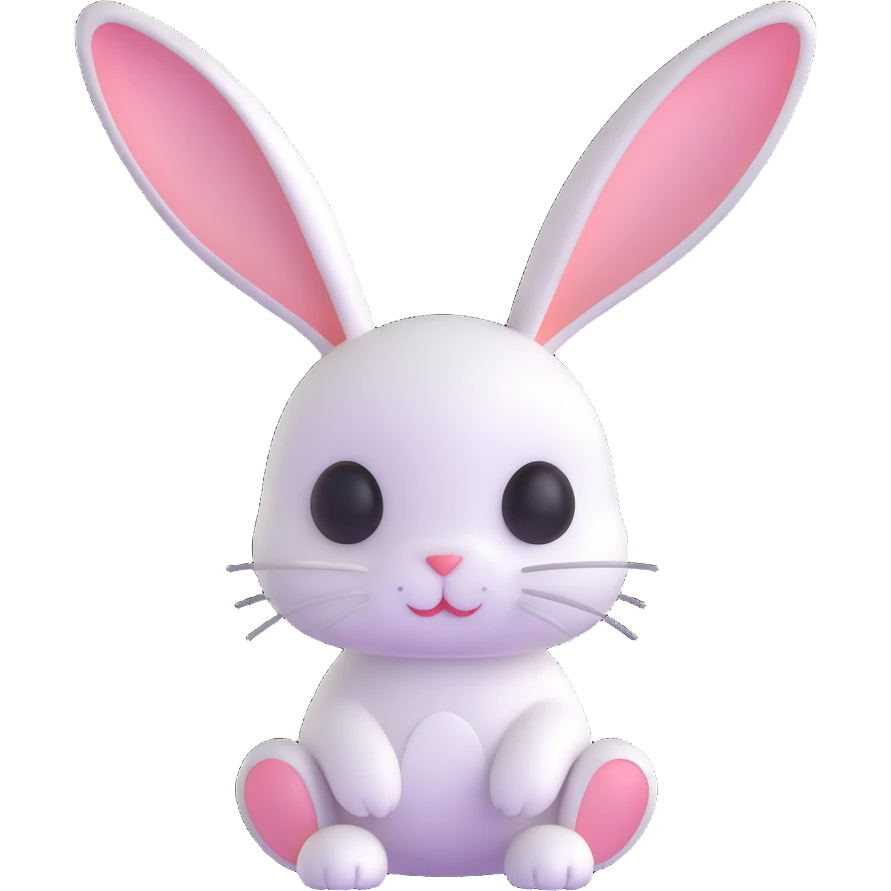 cute bunny emoji
