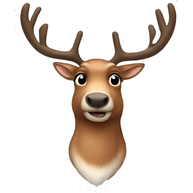 Reindeer emoji