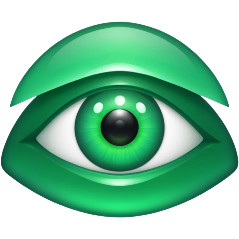 emerald with eyes  emoji