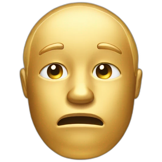 golden coin sad emoji