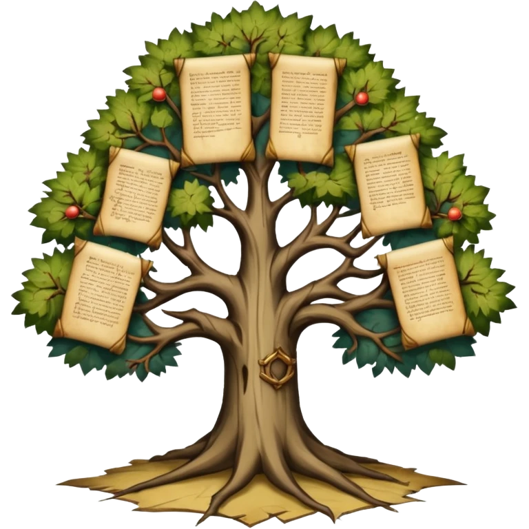 RPG skill tree medieval emoji