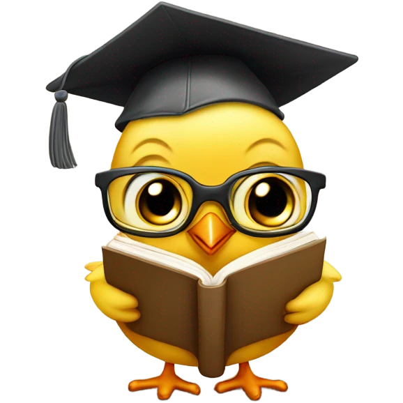 smart chick emoji