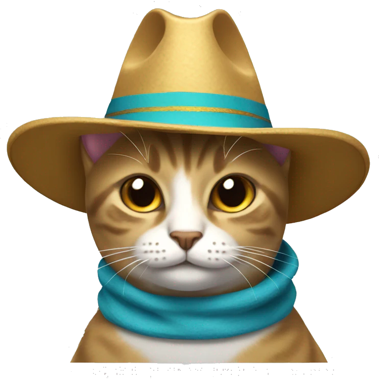 Gato con sombrero  emoji