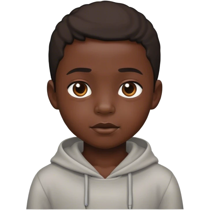 Black child boy  emoji