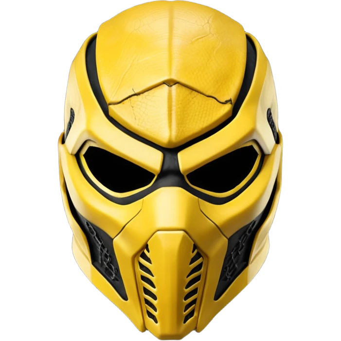 mortal kombat scorpion mask emoji