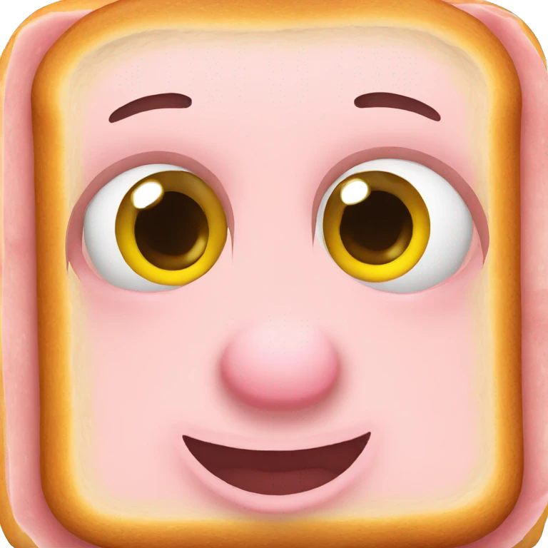 Ham sandwich eyes emoji
