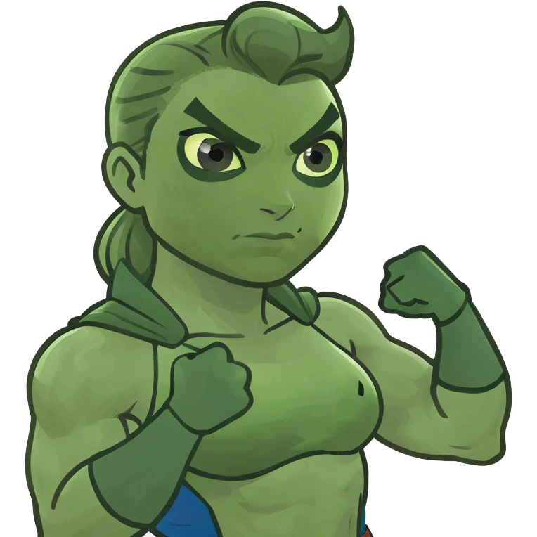 Olivia on steroids emoji