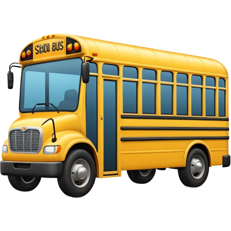 international school bus emoji