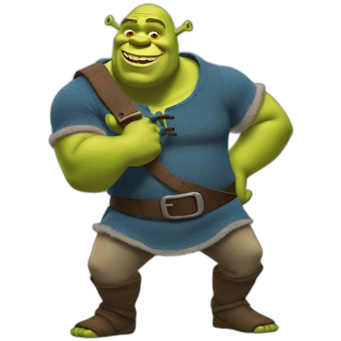 Shrek qui boit emoji