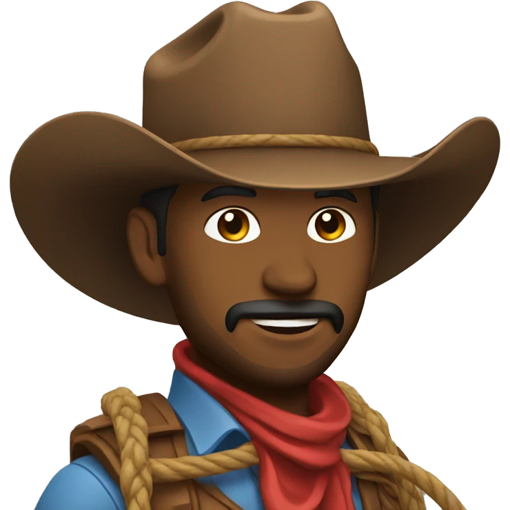 cowboy with lasso emoji